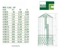 Силос конусный Silos Cordoba 4.58.45, угол 45º