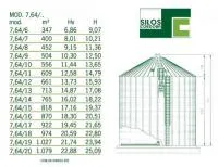 Силос с плоским дном Silos Cordoba 7.64