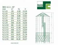 Силос конусный Silos Cordoba 6.11.45, угол 45º